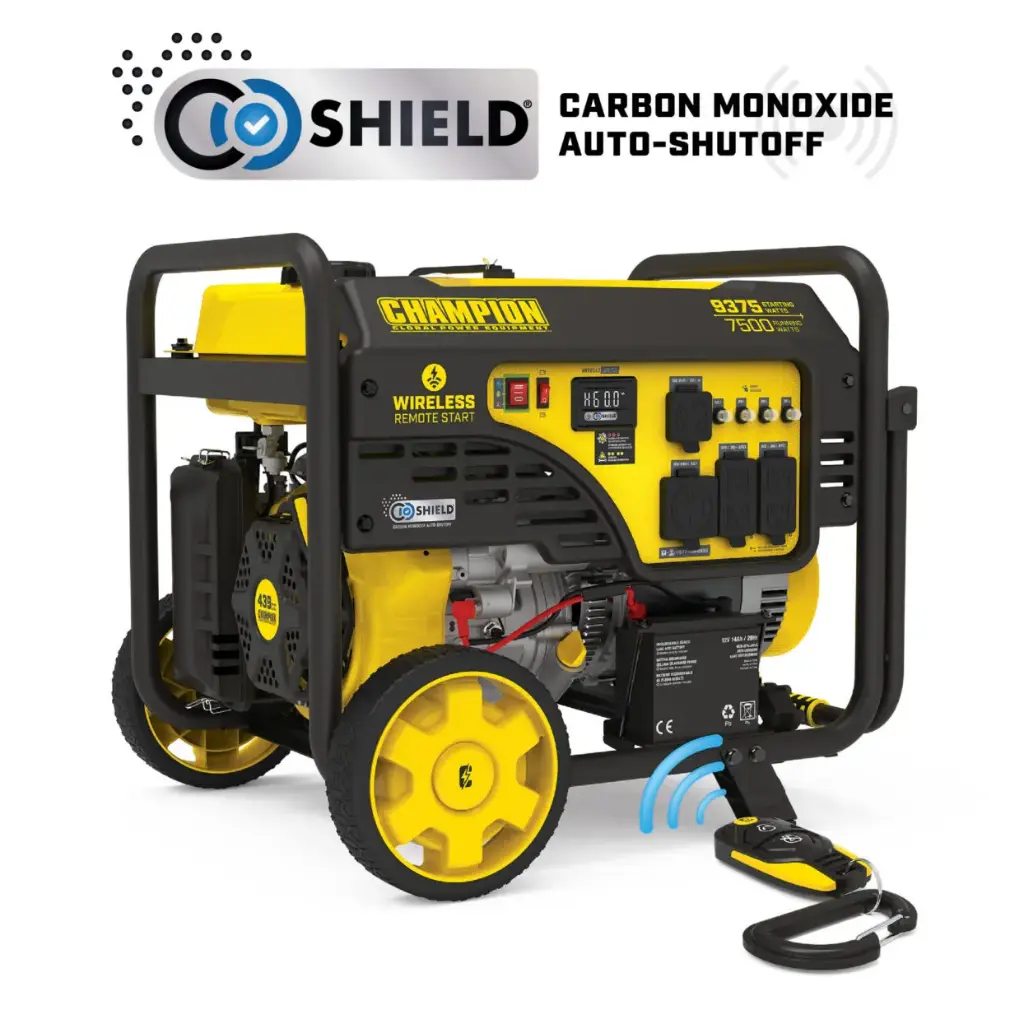 7500W Wireless Start Generator with CO Shield®